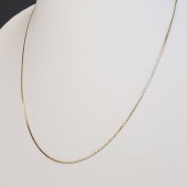 Lantisor argint placat cu aur galben 1,1 mm x 45 cm DiAmanti Serpentina040-45cm_Gold-SL
